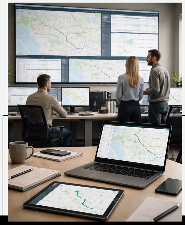 Трекинг грузов и Fleet Management, мониторинг автопарка в Выборге